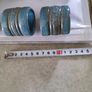 Set Of 6 Green Pottery Napkin Holderand Onther 2. Image 2
