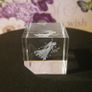 Small Glass Virgo Paperweight Image 3