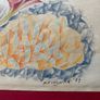picture highly stylized psychedelic fantazy dragon drawing signed kew Garrett 1987 Image 6