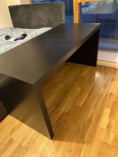 Large Malm desk with pull out slider