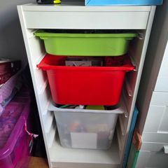 Trofast unit and boxes