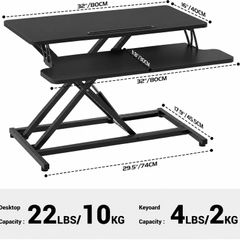 Standing Desk Converter - 80cm