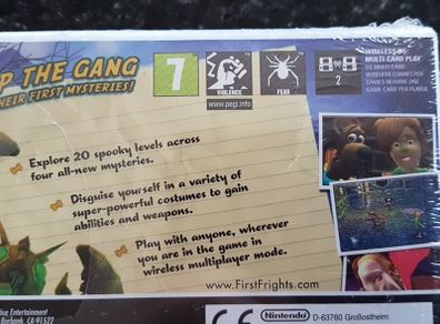 BNIB Nintendo DS Scooby-Doo First Frights