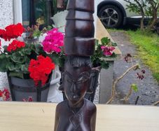Large traditional African wooden sculpture