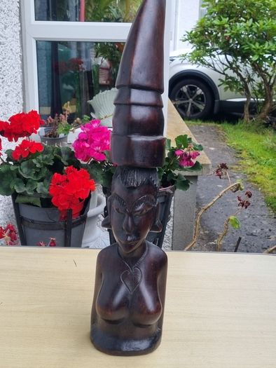 Large traditional African wooden sculpture