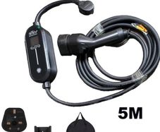 NEW Type 2 EV Charging Cable Granny Charger 13A 5Metre