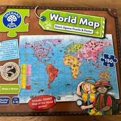 World Map Floor Jigsaw - Orchard Toys (150 piece)