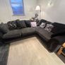 Large Grey L-Shaped Corner Sofa. Separates for Transport Image 8