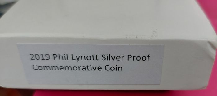 Ireland 15 Euro Silver Proof Coin. 2019. Phil Lynott Uncirculated