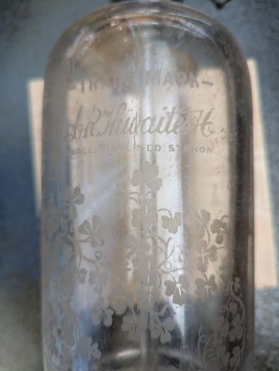 Antique Soda Water Fountain Bottle