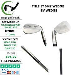 Titleist SM9 Wedge Pw 46 Degree.10F / Bv Wedge
