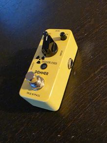 Donner Yellow Fall Delay Pedal