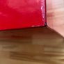Ikea red steel cabinet Image 4