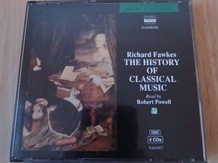 The History of Classical Music Richard Fawkes Robert Powell 4 CD Audiobook Naxos