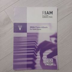 RIAM grade five 2026 Piano Album