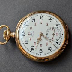 Omega Gold Pocket Watch
