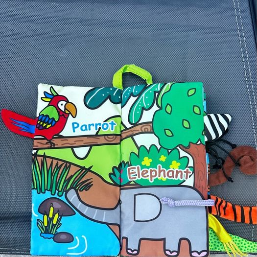 jollybaby soft book Brand New Jungle Tail