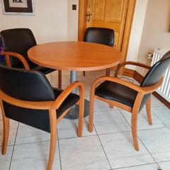 executive conference table with 4