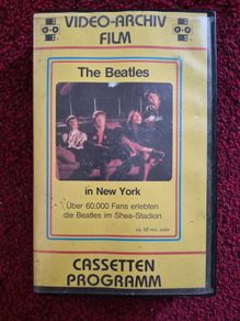 The Beatles live in New York. German vhs.(rare)