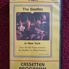 The Beatles live in New York. German vhs.(rare)