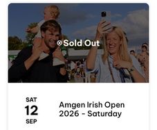 Irish Open tickets