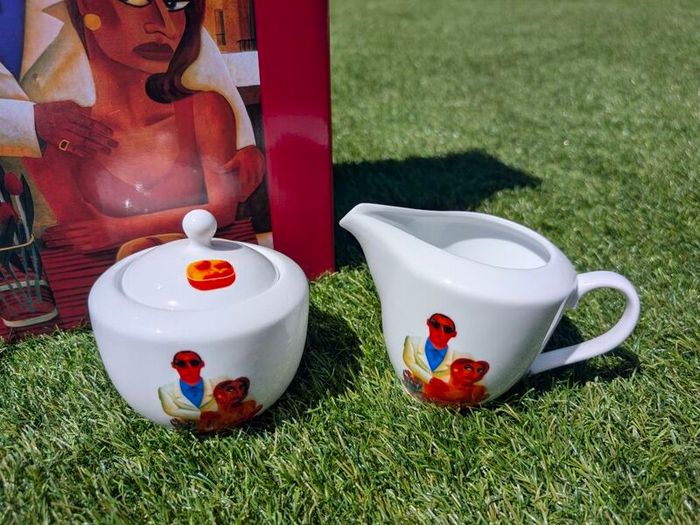 Graham Knuttel Designer "Cafe Collection " 3 Piece Tea Set. BNIB