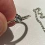 Pandora silver set necklace ring charm Image 5