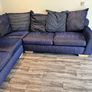 Navy Corner Sofa Image 3