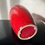 Red Stoneware Pottery Vase Image 4