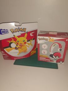 Pokemon Mega Build and Headphones lot