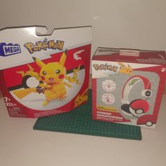 Pokemon Mega Build and Headphones lot