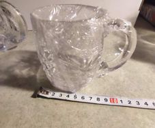 Cavan crystal tankard. No57.