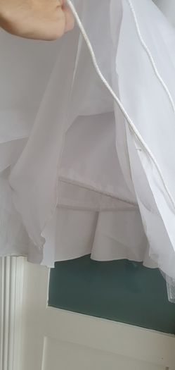 LITTLE FOLK communion dress, bolero, veil, bag, shoes, socks, gloves Sz 8 years - Rrp 450 in total