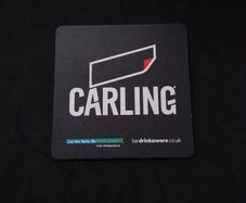 Carling Lager : Beer Mat/Coaster
