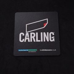 Carling Lager : Beer Mat/Coaster