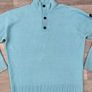 CK Calvin Klein Half Zip/Button Wool Blend Jumper Mens XL Image 2