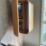 Solid Oak Media Unit Image 4