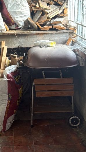 Free Wood + Bbq Grill, Must Go, Collection Only