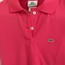 Lacoste ladies pink polo Size 38 Image 6