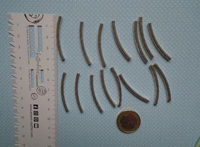 Etched tube spacer beads,Jewellery making supplies,Craft supplies,Hobbies