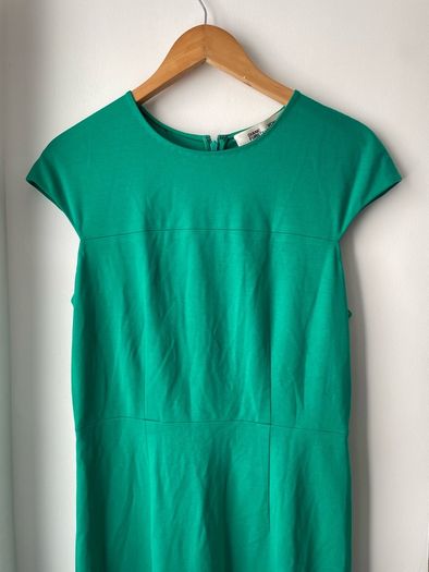Diane Von Furstenberg Hadlie Evergeen dress size 8 New with tags