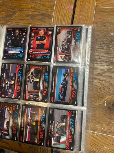 F1 cards