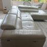 New Trend Concepts Italian Leather Corner Recliner Image 6