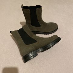 Khaki suede boots Size 6.5 EU39