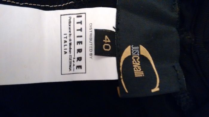JUST CAVALLI black fitted dress