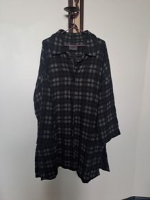 Amazing Oska Black & Grey Check Coat Sz 2 bf