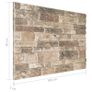 3D Wall Panels with Multicolour Brick Design 10 pcs EPS Image 7