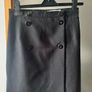 Black mini skirt with buttons Size S - Good condition Image 2
