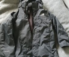 Karrimor black 3-in-1 jacket unisex 11-12 yrs