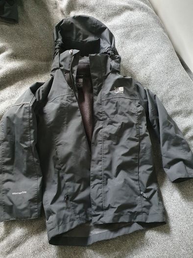 Karrimor black 3-in-1 jacket unisex 11-12 yrs